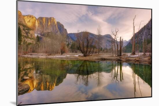 Morning Light and Valley Reflections, Yosemite-Vincent James-Mounted Photographic Print