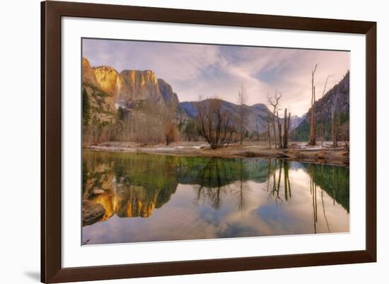 Morning Light and Valley Reflections, Yosemite-Vincent James-Framed Photographic Print