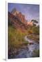 Morning Light at Zion Canyon Virgin River Utah-Vincent James-Framed Photographic Print