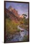 Morning Light at Zion Canyon Virgin River Utah-Vincent James-Framed Photographic Print