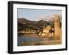 Morning Light, Eglise Notre-Dame-Des-Anges, Collioure, Pyrenees-Orientales, Languedoc, France-Martin Child-Framed Photographic Print