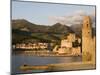 Morning Light, Eglise Notre-Dame-Des-Anges, Collioure, Pyrenees-Orientales, Languedoc, France-Martin Child-Mounted Photographic Print