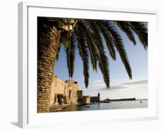 Morning Light, Eglise Notre-Dame-Des-Anges, Collioure, Pyrenees-Orientales, Languedoc, France-Martin Child-Framed Photographic Print