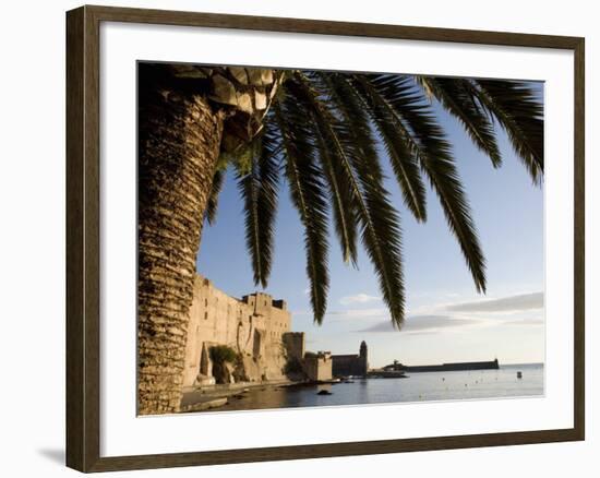 Morning Light, Eglise Notre-Dame-Des-Anges, Collioure, Pyrenees-Orientales, Languedoc, France-Martin Child-Framed Photographic Print