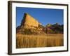 Morning Light Greets Eagle Rock at Scotts Bluff National Monument, Nebraska, Usa-Chuck Haney-Framed Photographic Print
