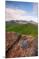 Morning Light on Cascade Mountain from Owls Head, Adirondack Park, New York State, USA-null-Mounted Premium Photographic Print