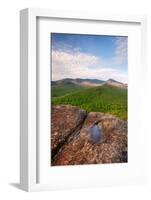 Morning Light on Cascade Mountain from Owls Head, Adirondack Park, New York State, USA-null-Framed Photographic Print