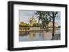 Morning light on Cathedral Notre Dame and the Seine River, Paris, France.-Darrell Gulin-Framed Photographic Print