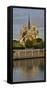 Morning light on Cathedral Notre Dame and the Seine River, Paris, France.-Darrell Gulin-Framed Stretched Canvas