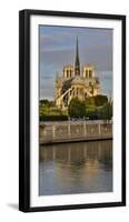 Morning light on Cathedral Notre Dame and the Seine River, Paris, France.-Darrell Gulin-Framed Photographic Print