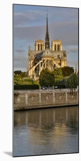 Morning light on Cathedral Notre Dame and the Seine River, Paris, France.-Darrell Gulin-Mounted Photographic Print