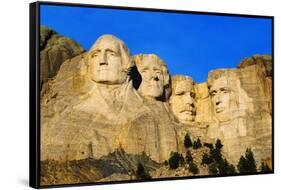 Morning Light on Mount Rushmore Memorial-null-Framed Stretched Canvas