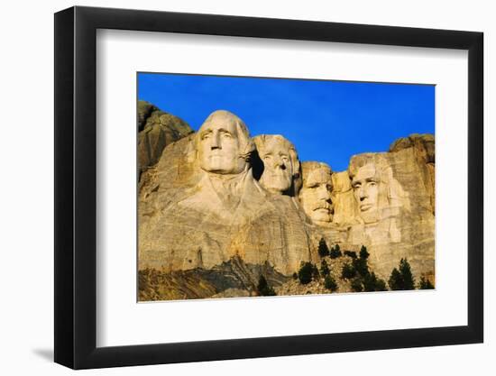 Morning Light on Mount Rushmore Memorial-null-Framed Premium Photographic Print