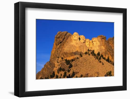 Morning Light on Mount Rushmore Memorial-Paul Souders-Framed Photographic Print