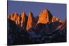 Morning Light on Mount Whitney-Paul Souders-Stretched Canvas