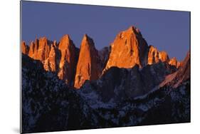 Morning Light on Mount Whitney-Paul Souders-Mounted Photographic Print
