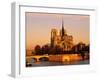 Morning Light on Notre Dame, Paris, France-Walter Bibikow-Framed Premium Photographic Print