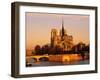 Morning Light on Notre Dame, Paris, France-Walter Bibikow-Framed Photographic Print