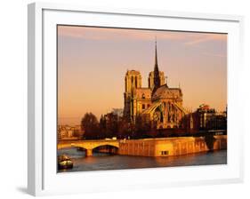 Morning Light on Notre Dame, Paris, France-Walter Bibikow-Framed Photographic Print