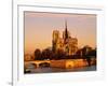 Morning Light on Notre Dame, Paris, France-Walter Bibikow-Framed Photographic Print