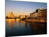 Morning Light on Notre Dame, Paris, France-Walter Bibikow-Mounted Photographic Print