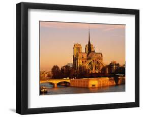 Morning Light on Notre Dame, Paris, France-Walter Bibikow-Framed Photographic Print