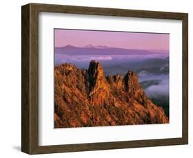 Morning Light on Paulina Peak-Steve Terrill-Framed Photographic Print