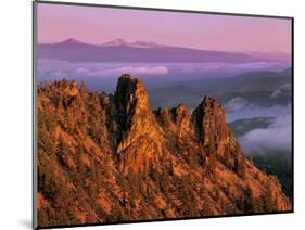 Morning Light on Paulina Peak-Steve Terrill-Mounted Photographic Print