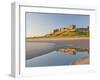 Morning Light on the Beach at Bamburgh Castle, Northumberland, England, United Kingdom, Europe-James Emmerson-Framed Photographic Print