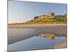 Morning Light on the Beach at Bamburgh Castle, Northumberland, England, United Kingdom, Europe-James Emmerson-Mounted Photographic Print