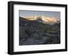 Morning light on the Fenetre de Ferret, Valais, Switzerland-Michael Jaeschke-Framed Photographic Print