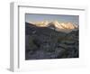 Morning light on the Fenetre de Ferret, Valais, Switzerland-Michael Jaeschke-Framed Photographic Print