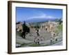 Morning Light on the Greek Theatre, Taormina, Island of Sicily, Italy, Mediterranean-Kim Hart-Framed Photographic Print