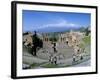 Morning Light on the Greek Theatre, Taormina, Island of Sicily, Italy, Mediterranean-Kim Hart-Framed Photographic Print