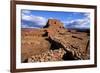 Morning light on the mission church and convent wall at Pecos Pueblo, Pecos National Historic Park,-Russ Bishop-Framed Photographic Print