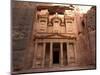 Morning Light on the Treasury, Petra, Unesco World Heritage Site, Wadi Musa, Jordan-Christian Kober-Mounted Photographic Print