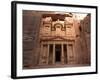 Morning Light on the Treasury, Petra, Unesco World Heritage Site, Wadi Musa, Jordan-Christian Kober-Framed Photographic Print