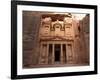 Morning Light on the Treasury, Petra, Unesco World Heritage Site, Wadi Musa, Jordan-Christian Kober-Framed Photographic Print