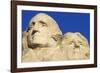 Morning light on Washington and Jefferson detail, Mount Rushmore National Memorial, South Dakota-Russ Bishop-Framed Photographic Print
