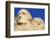 Morning light on Washington and Jefferson detail, Mount Rushmore National Memorial, South Dakota-Russ Bishop-Framed Photographic Print