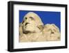 Morning light on Washington and Jefferson detail, Mount Rushmore National Memorial, South Dakota-Russ Bishop-Framed Photographic Print