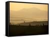 Morning Light over the Tuscan Landscape-Terry Eggers-Framed Stretched Canvas