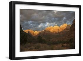 Morning light, Zion National Park-Ken Archer-Framed Photographic Print