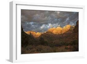 Morning light, Zion National Park-Ken Archer-Framed Photographic Print