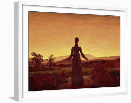 Morning Light-Caspar David Friedrich-Framed Giclee Print