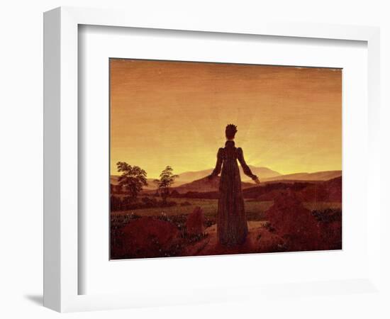 Morning Light-Caspar David Friedrich-Framed Giclee Print