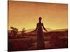 Morning Light-Caspar David Friedrich-Stretched Canvas