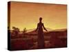 Morning Light-Caspar David Friedrich-Stretched Canvas