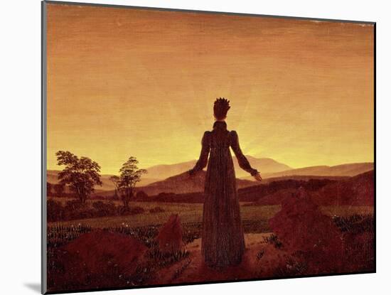 Morning Light-Caspar David Friedrich-Mounted Giclee Print