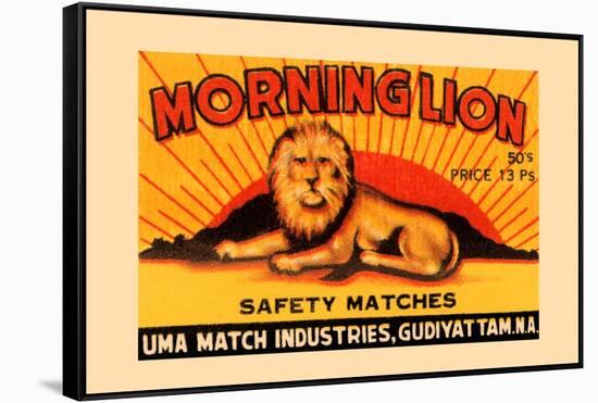 Morning Lion-null-Framed Stretched Canvas